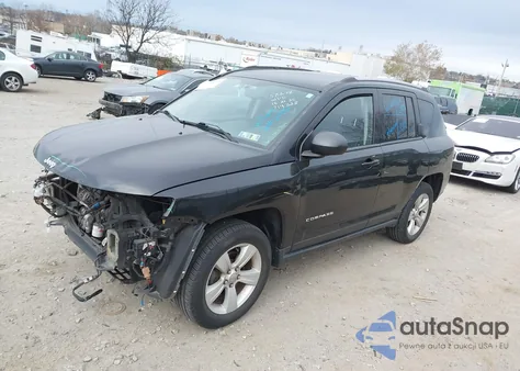 2016 Jeep Compass Sport из США, поврежденный, VIN 1C4NJDBB3GD714328